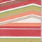 Red/Tangerine Multi Stripe Diamond Power Mesh Fabric By the Yard